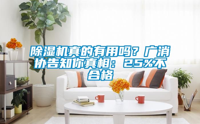 国产精品探花在线观看 除湿机真的有用吗？广消协告知你真相：25%不合格
