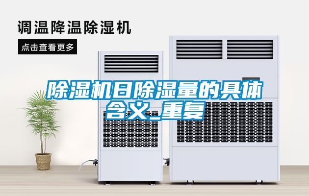 国产精品探花在线观看 除湿机日除湿量的具体含义_重复