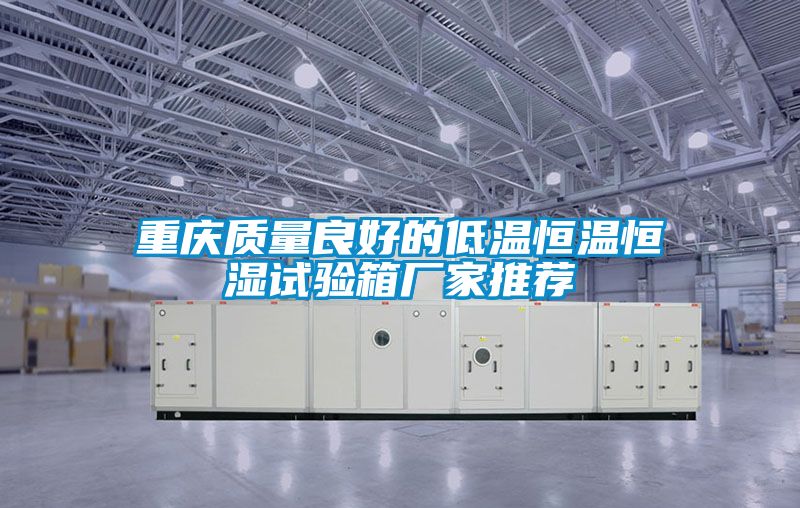 国产精品欧美激情视频 重庆质量良好的低温恒温恒湿试验箱厂家推荐