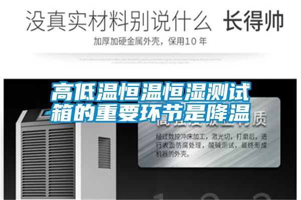国产精品探花在线观看 高低温恒温恒湿测试箱的重要环节是降温