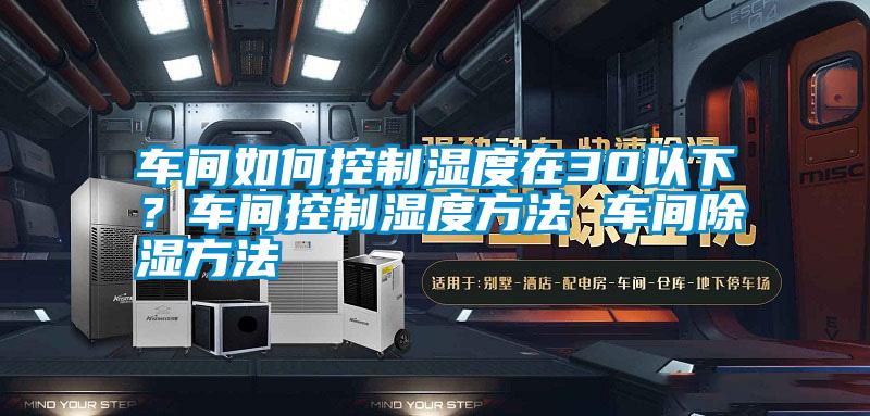 国产精品欧美激情视频 车间如何控制湿度在30以下？车间控制湿度方法 车间除湿方法