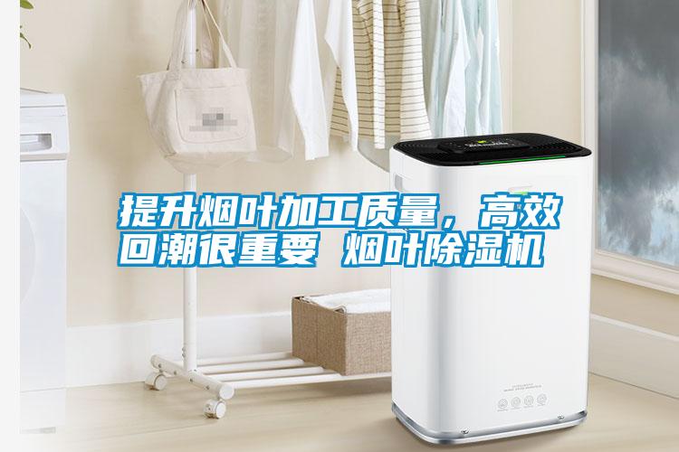国产精品欧美激情视频 提升烟叶加工质量，高效回潮很重要 烟叶除湿机