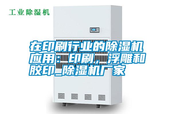 国产精品三级在线观看 在印刷行业的除湿机应用：印刷，浮雕和胶印_除湿机厂家