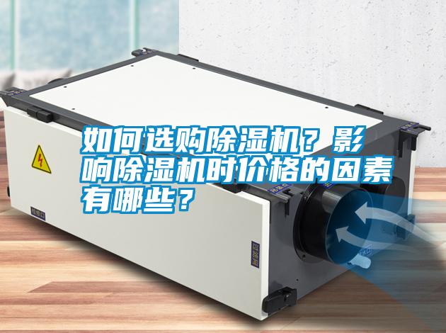 国产精品三级在线观看 如何选购除湿机？影响除湿机时价格的因素有哪些？