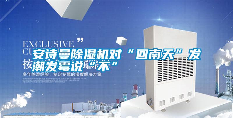 国产精品欧美激情视频 安诗曼除湿机对“回南天”发潮发霉说“不”